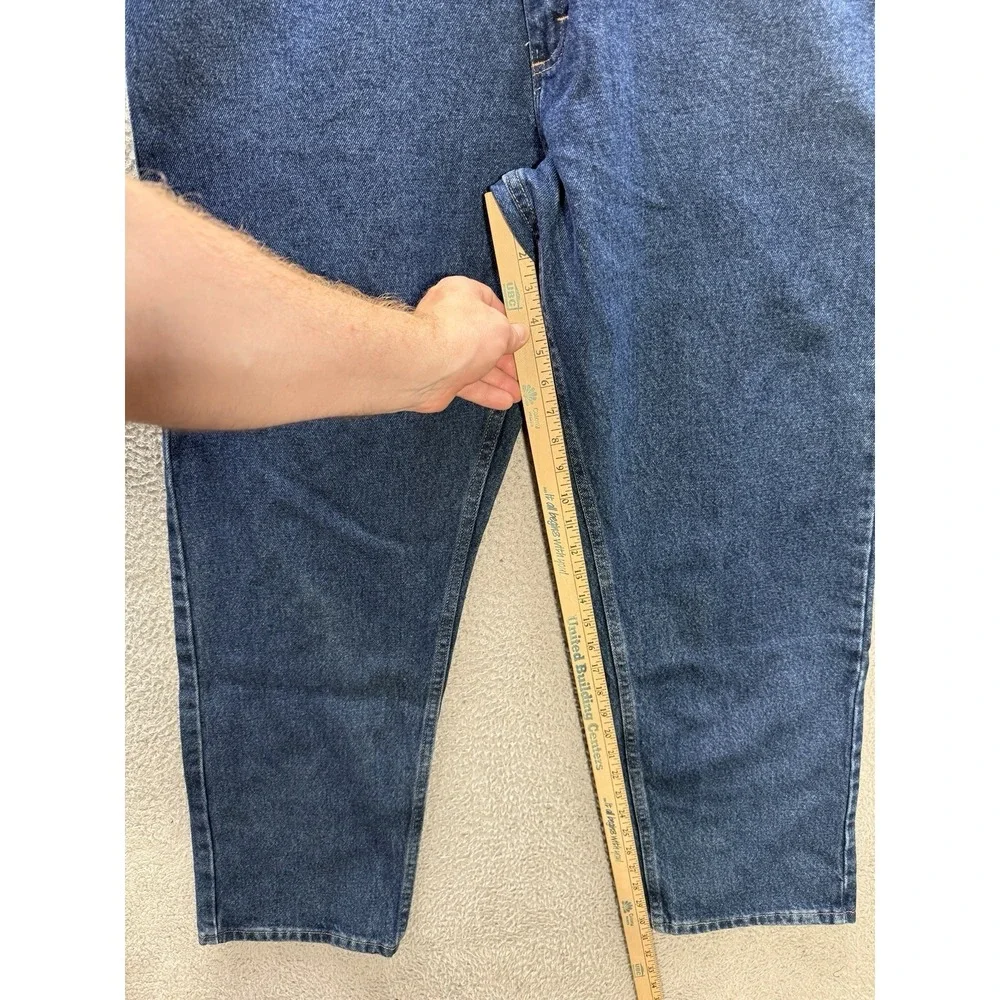 Wrangler Jeans Mens 36x32 Blue Relaxed Fit Workwear Chore Barn Grunge Skater NEW